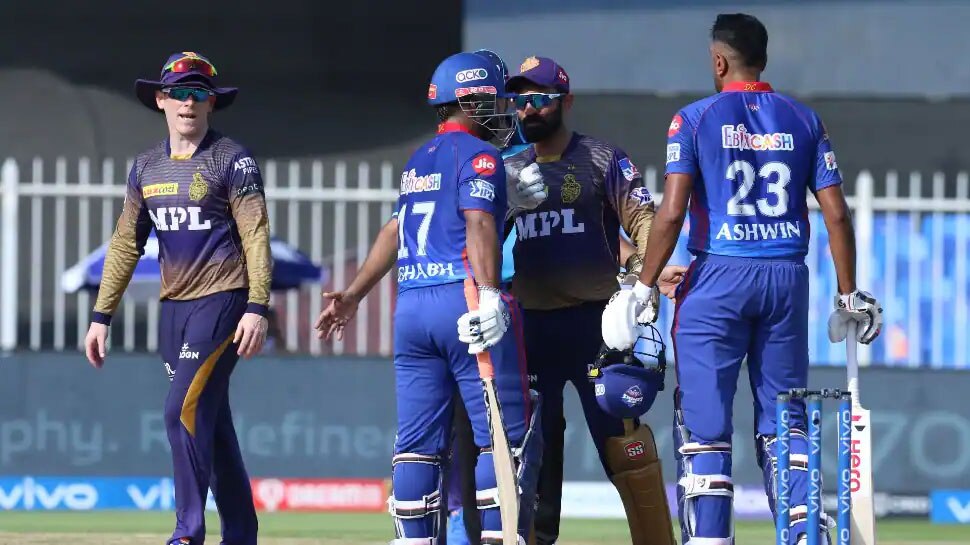 IPL 2021 KKR vs DC: अश्विन और मोर्गन के बीच हाई वोल्टेज तकरार, इस खिलाड़ी को देना पड़ा दखल