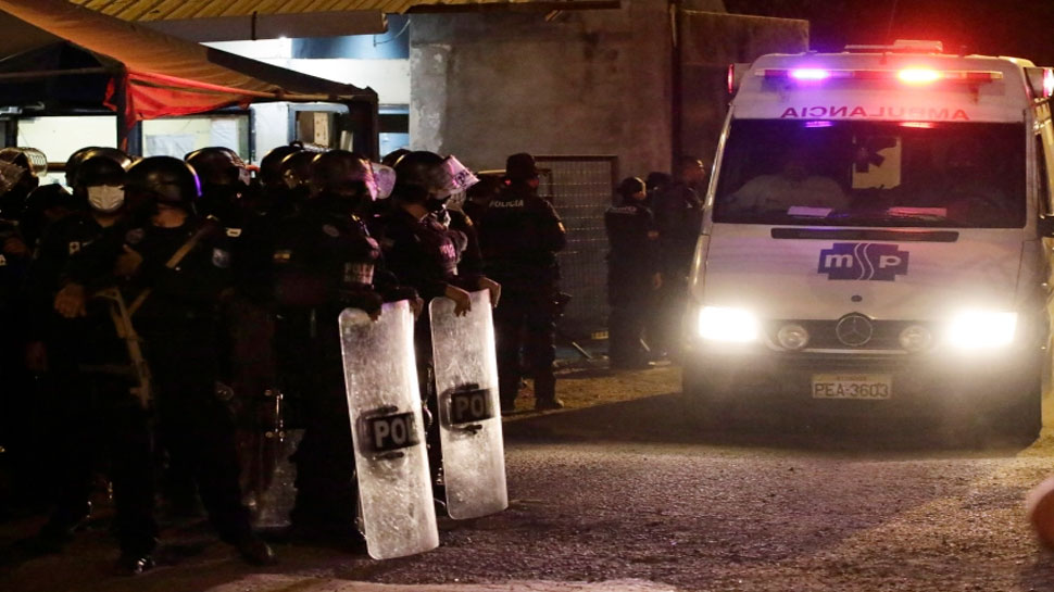 इक्वाडोर की जेल में चली ताबड़तोड़ गोलियां, धमाकों के साथ लहराए गए चाकू; 24 की मौत