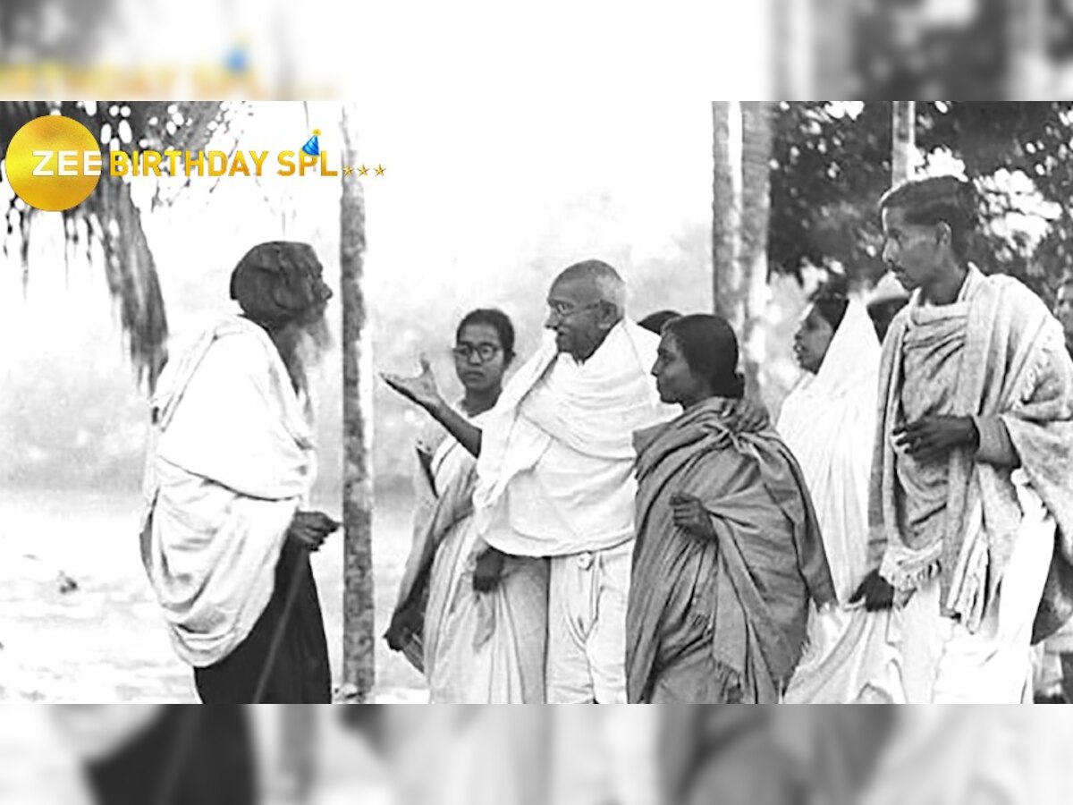 दंगों के दौरान शहर की स्थिति परखते महात्मा गांधी