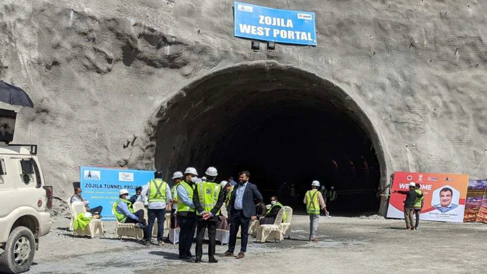 Zojila Tunnel Asias Longest Road Tunnel Construction Work Fast Hours