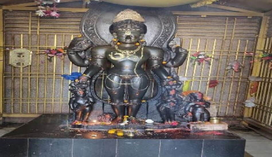 1100 साल पुरानी विष्णु प्रतिमा पर क्या लिखा है, पढ़ना है मुश्किल