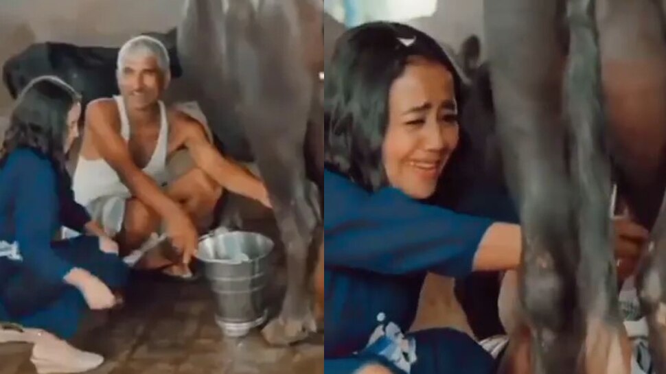 Neha Kakkar ने तबेले में बैठकर निकाला था भैंस का दूध, बाद में उल्टे पैर दौड़ीं सिंगर