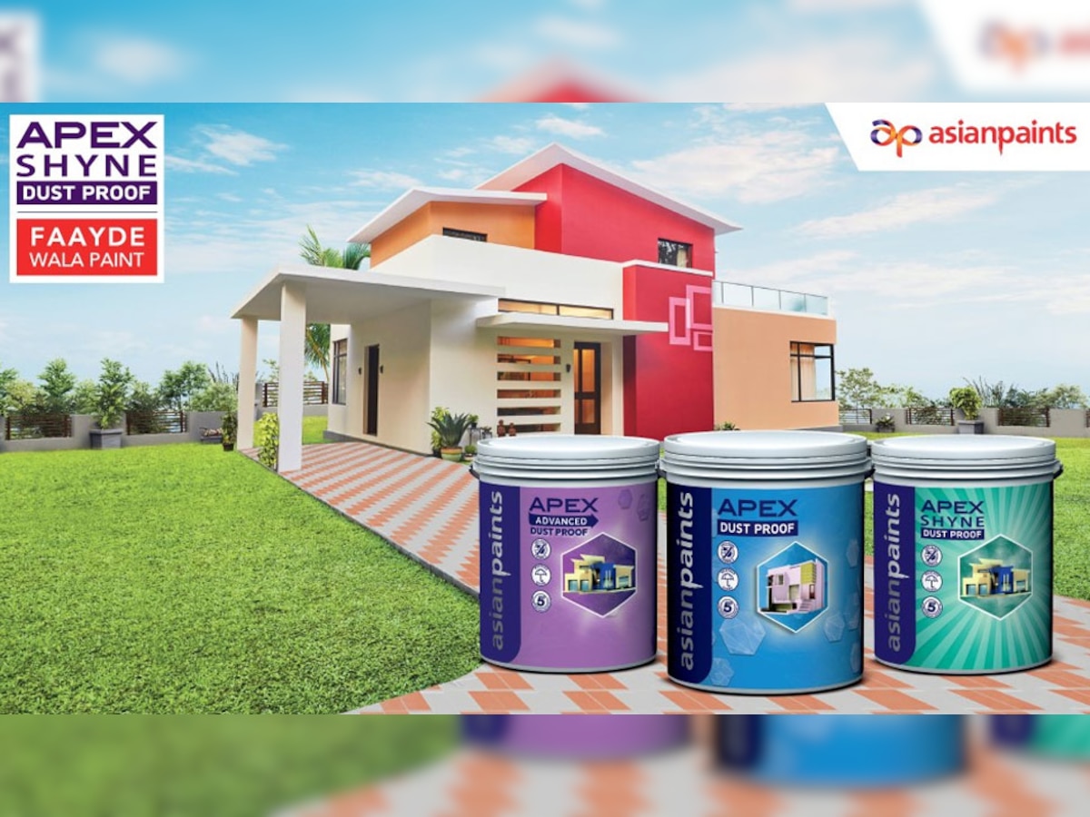 Asian Paints Apex Shine Dustproof Keep your home exterior shiny and
