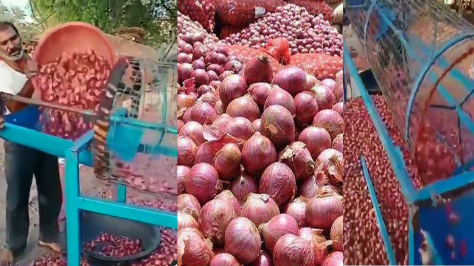 have you seen desi jugad for onion cleaning as agriculture expert rate