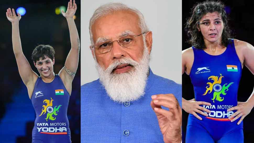 Asian Championship: Anshu Malik और Sarita Mor को PM Modi का सलाम