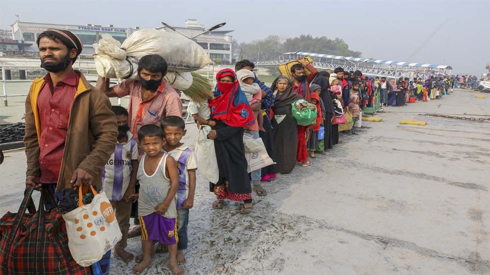 काॅक्स बाजार से इतने लाख रोहिंग्या शरणार्थियों को कहां ले जा रही है  बांग्लादेश सरकार ?