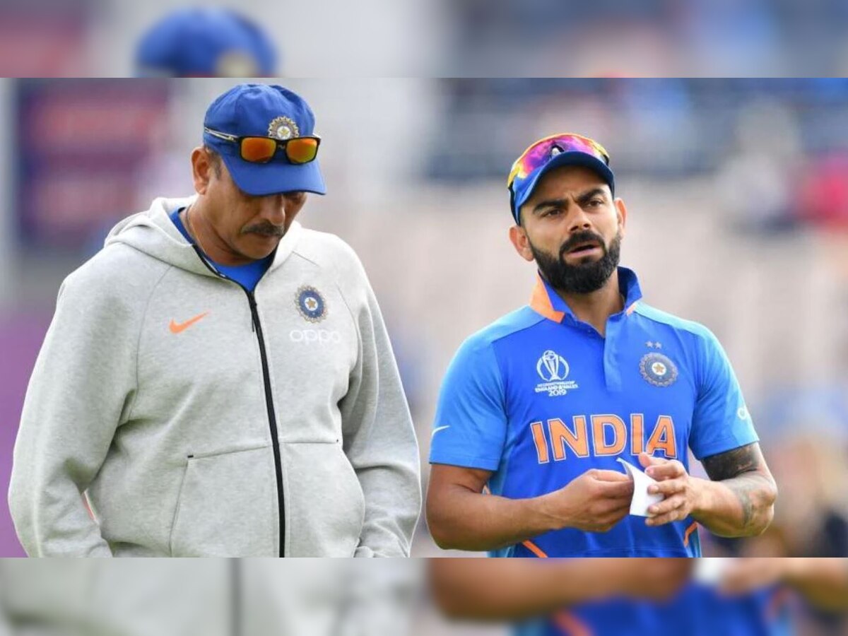 Ravi Shastri and Virat Kohli