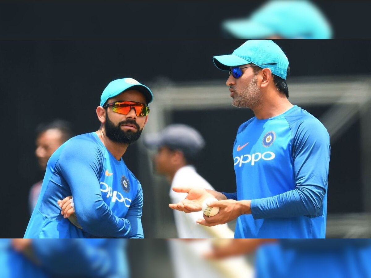 Virat Kohli and MS Dhoni 