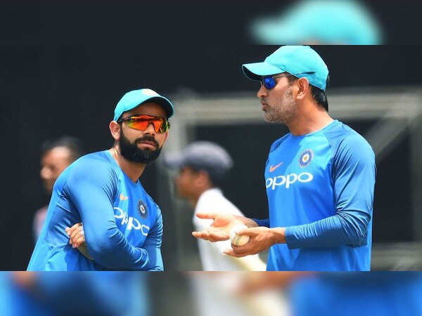 Virat Kohli and MS Dhoni 