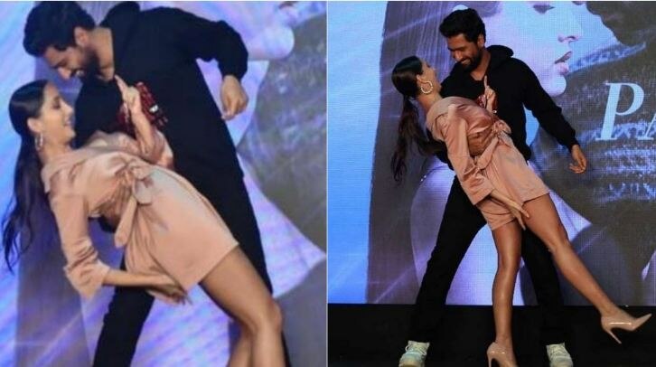 नोरा फतेही ने डांस के दौरान पीछे से पकड़ी थी ड्रेस nora fatehi