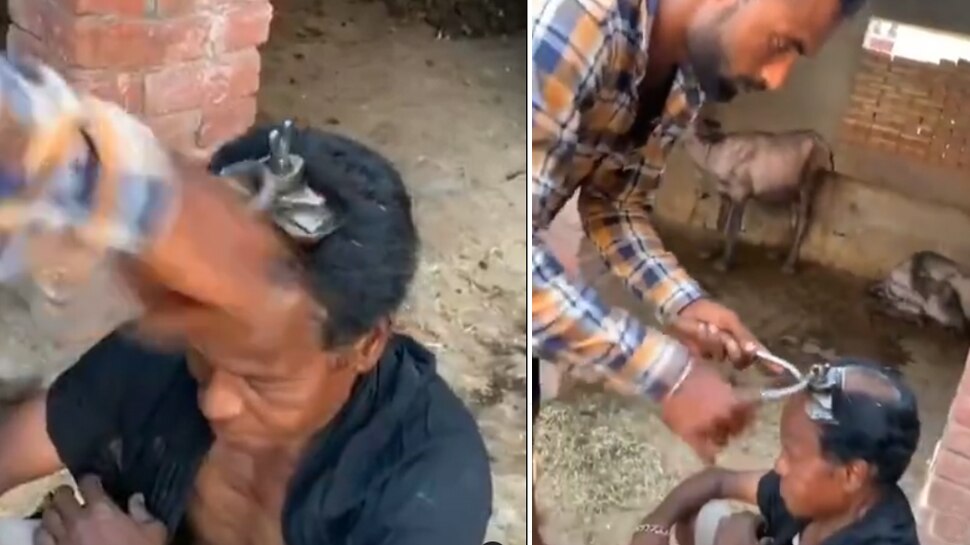 Desi Jugaad: घास कटाई मशीन से नाई ने काट दिए शख्स के बाल, जुगाड़ देख बौखला गया लोगों का सिर