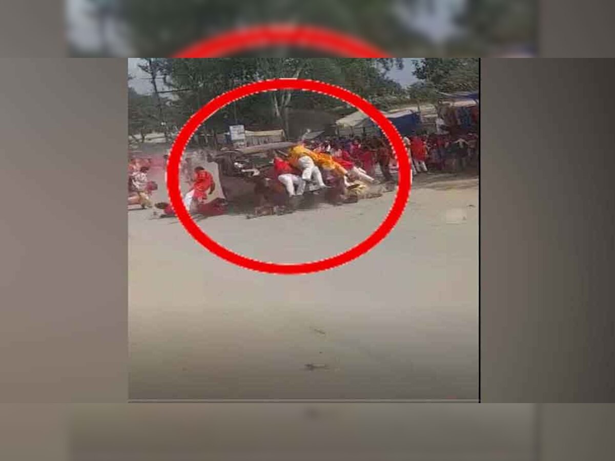 जशपुर हादसा: दशहरे पर तेज रफ्तार कार का कहर, 20 लोगों को कुचला, एक की मौत, दोनों आरोपी एमपी के
