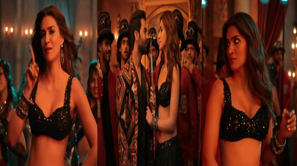 Bansuri Song में नजर आया Kriti Sanon का बोल्ड लुक, Black Bralette में ढाह रही हैं कहर