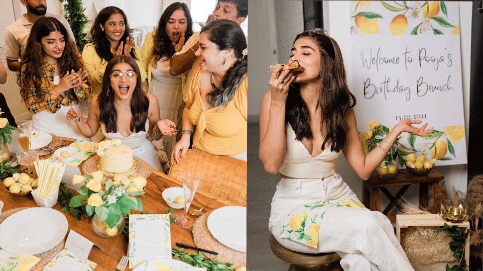 Birthday गर्ल Pooja Hegde ने पार्टी में उड़ाई डाइटिंग की धज्जियां, देखें तस्वीरें