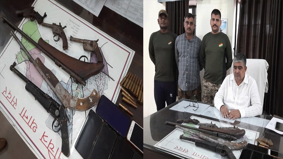 Dholpur: पुलिस की बड़ी कार्रवाई, 5 बदमाशों से 6 हथियार के साथ 14 जिंदा कारतूस किए बरामद