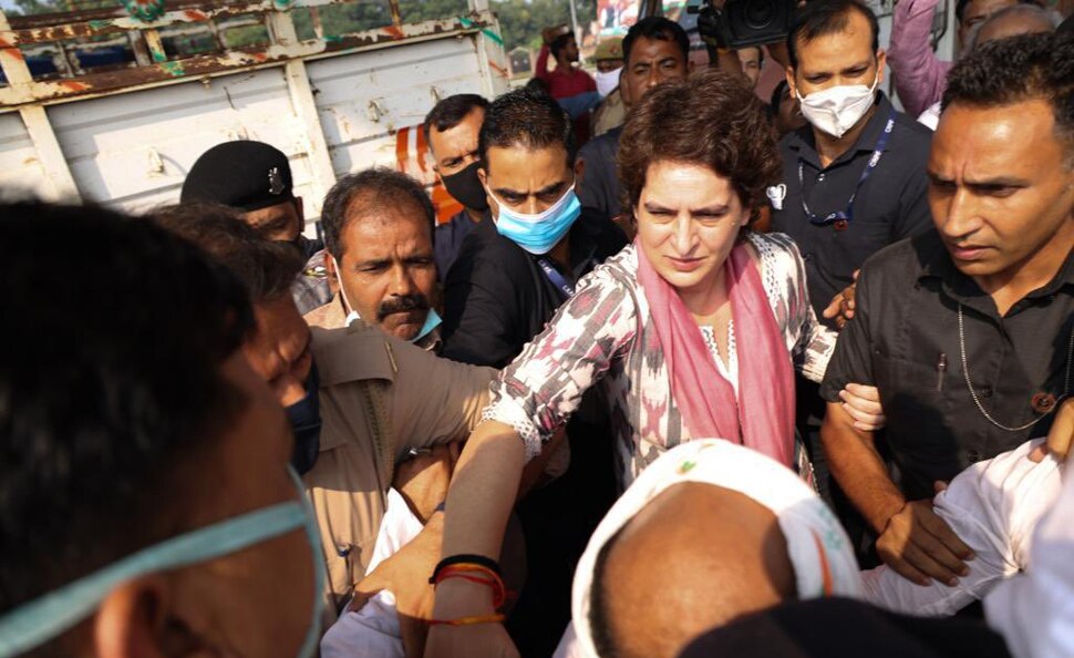 अरुण वाल्मीकि के परिवार वालों से मिलने जा रही Priyanka Gandhi को UP पुलिस ने हिसात में लिया