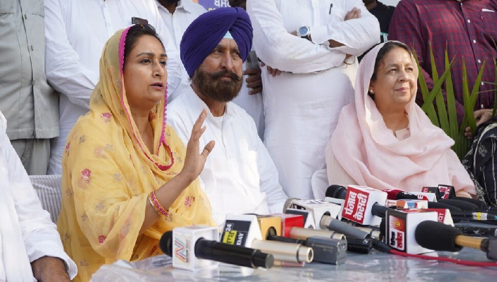 ਅਮਰਿੰਦਰ ਸਿੰਘ ਭਾਜਪਾ ਦੀ ਧੁਨ ’ਤੇ ਨੱਚੇ ਤੇ ਹੁਣ ਚੰਨੀ ਵੀ ਅੱਧਾ ਪੰਜਾਬ ਕੇਂਦਰ ਹਵਾਲੇ ਕਰਕੇ ਇਹੋ ਕੁਝ ਕਰ ਰਹੇ: ਹਰਸਿਮਰਤ ਬਾਦਲ