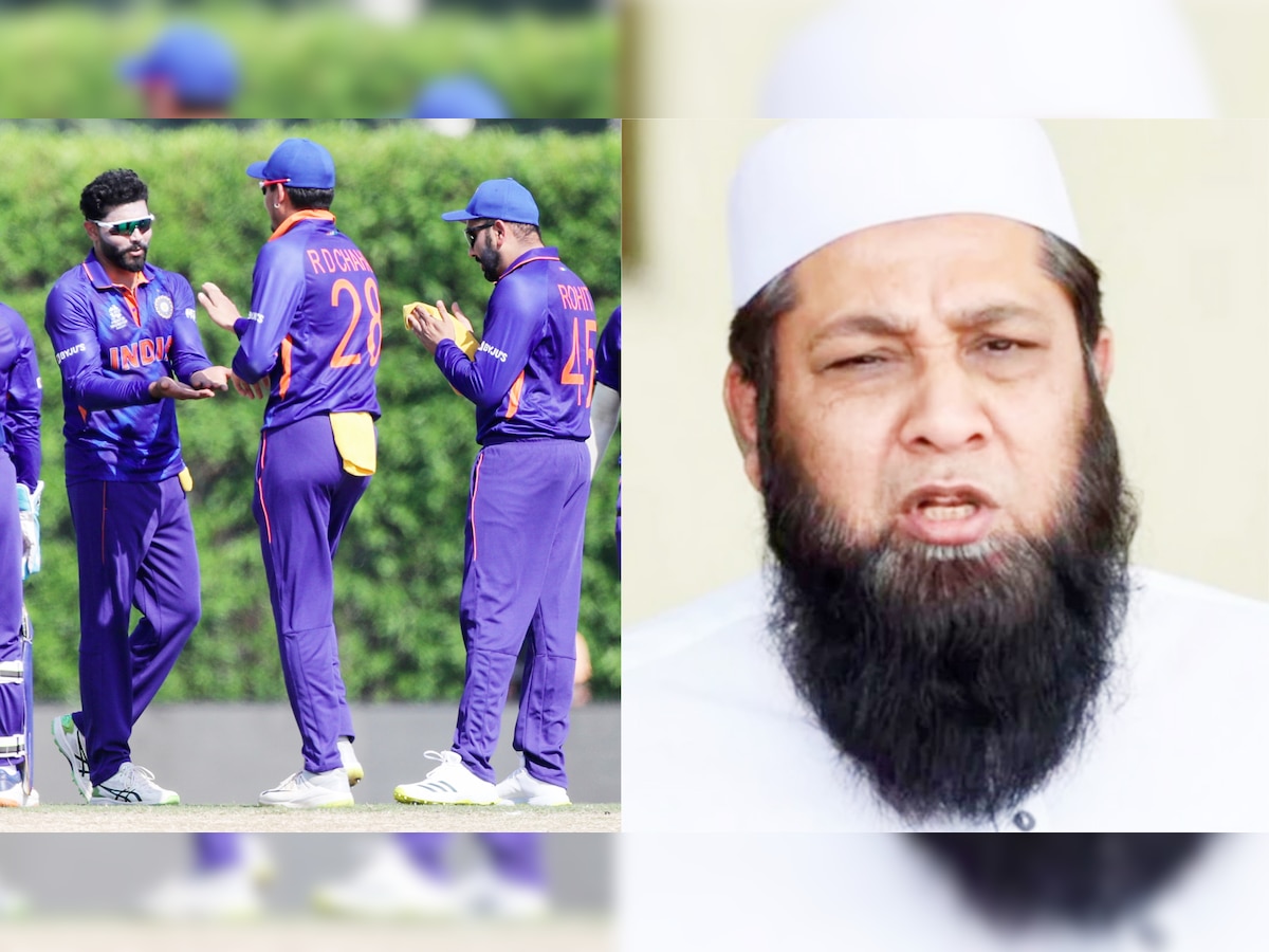 Team India and Inzamam Ul Haq 