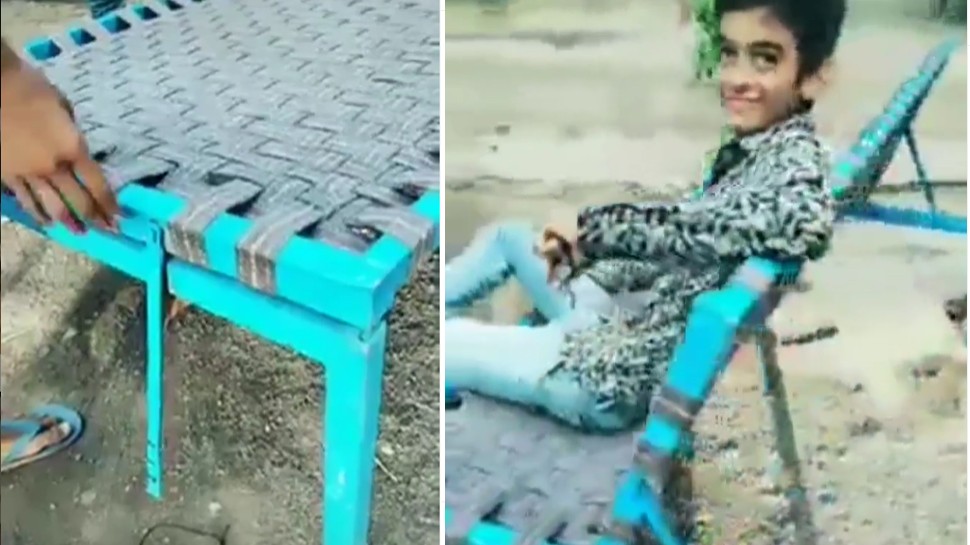 Desi Jugaad: चुटकी बजाते ही खटिया को यूं बनाया कुर्सी, बार-बार देखना चाहेंगे ये धांसू जुगाड़