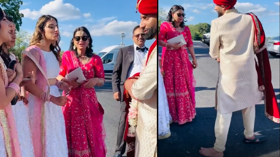 Jija Sali News: सड़क पर सिर्फ एक पैर में जूता पहनकर खड़ा था जीजा, सालियों ने यूं दिखाई चतुराई