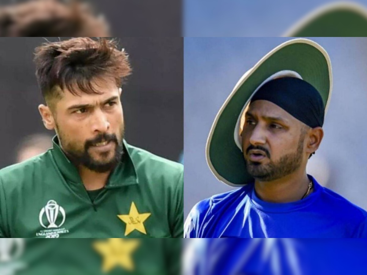 Mohammad Amir and Harbhajan Singh