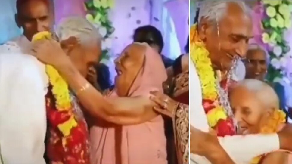 Wedding News: 'बूढ़े दूल्हा-दुल्हन' की हुई धूमधाम से शादी, परिवार ने कुछ यूं मनाया जश्न