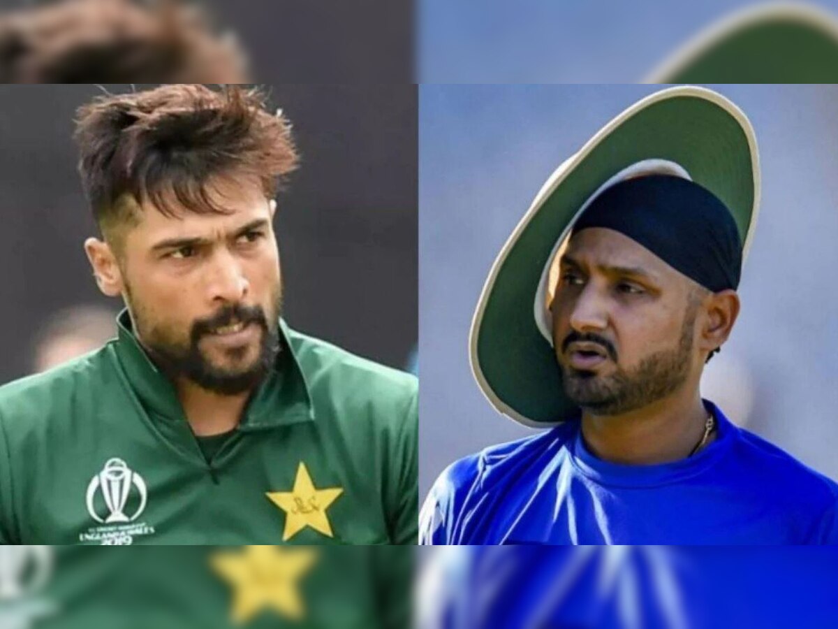 Mohammad Amir and Harbhajan Singh