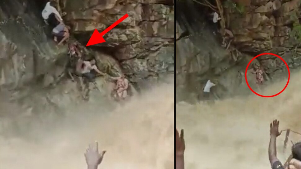Viral Video: तेज रफ्तार नदी में बुरी तरह फंस गए थे मां-बेटे, जान जोखिम में डालकर किया ऐसा काम