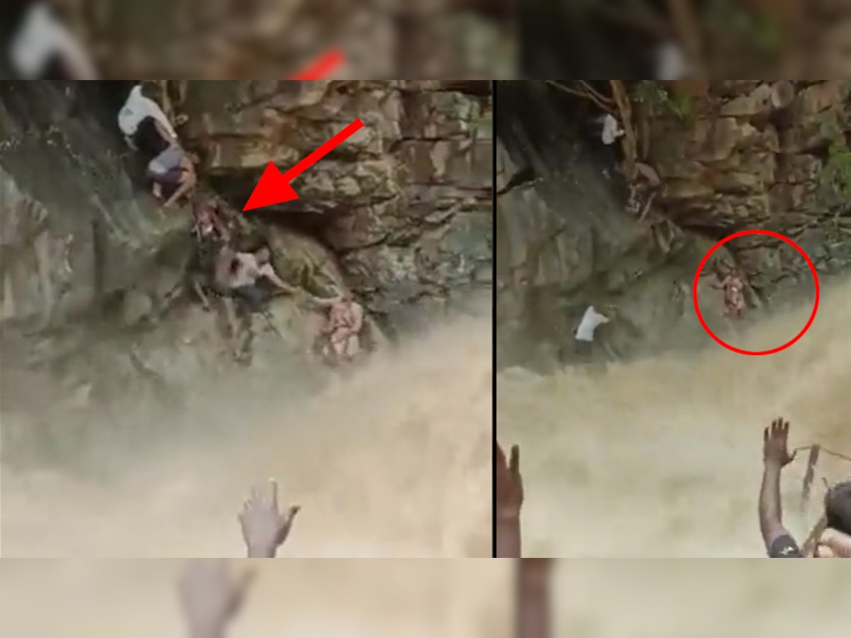 Viral Video: तेज रफ्तार नदी में बुरी तरह फंस गए थे मां-बेटे, जान जोखिम में डालकर किया ऐसा काम