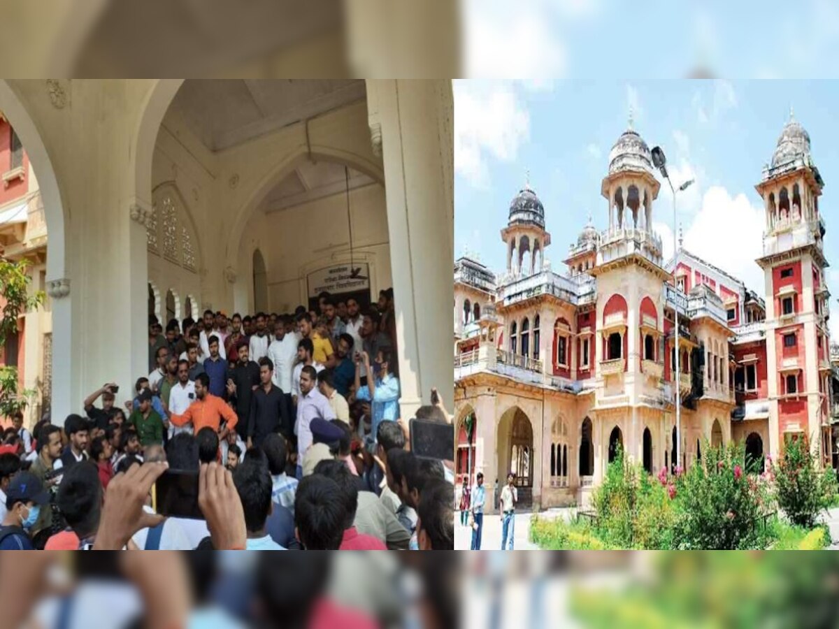 Allahabad university:छात्रों ने किया हंगामा, बैकफुट पर हुई प्रशासन कहा- इसबार नहीं होगीं सेमेस्टर परीक्षा