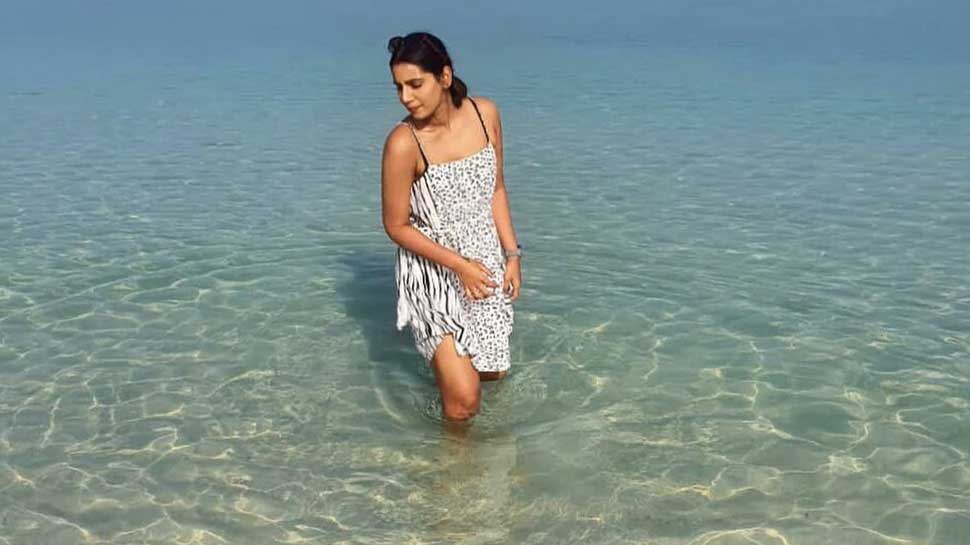 संजना को समंदर से बेपनाह लगाव