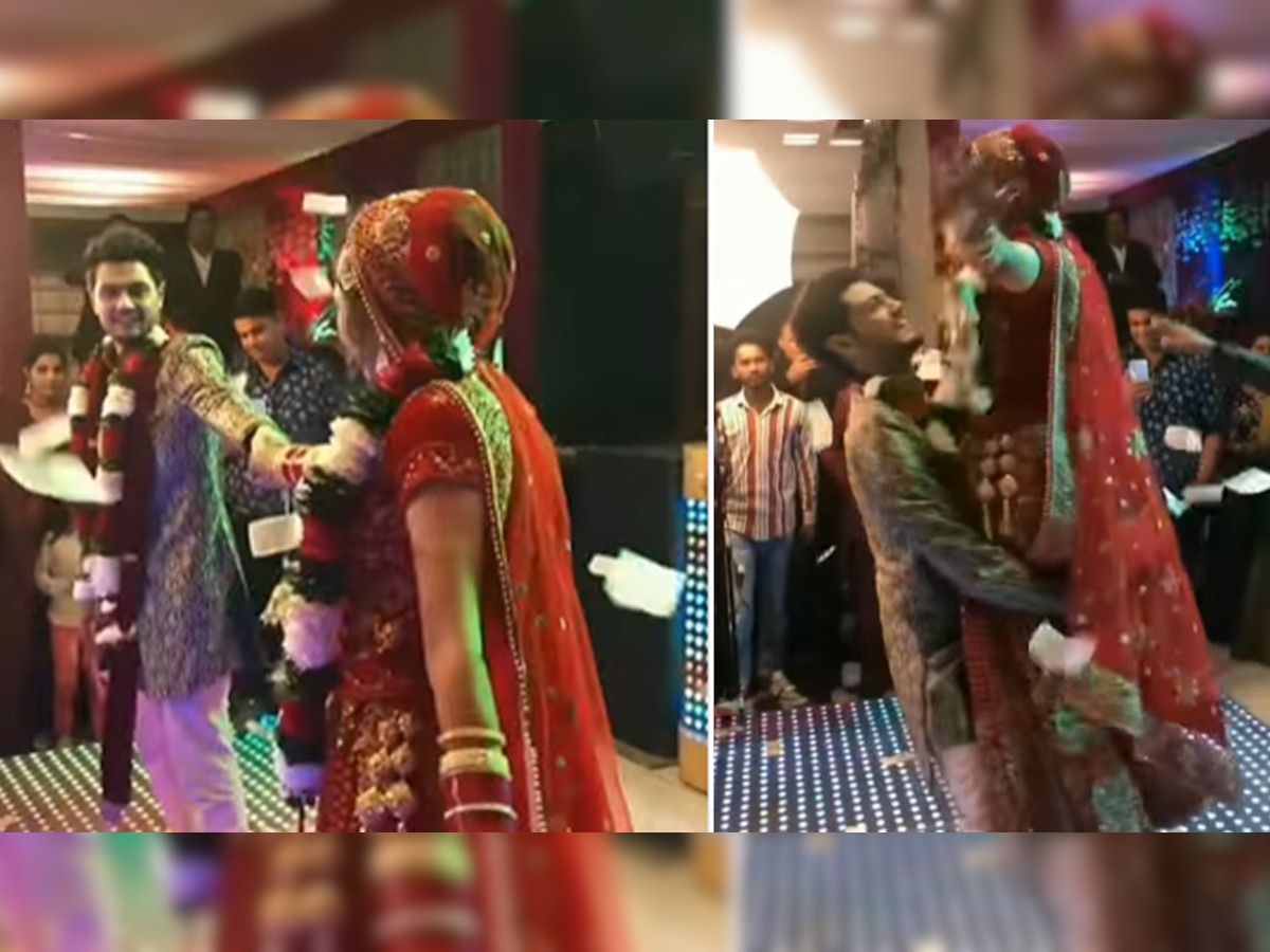 Wedding Video: दूल्हे ने दुल्हन को ROYAL अंदाज में फील कराया स्पेशल, घरवाले हवा में उड़ाने लगे नोट