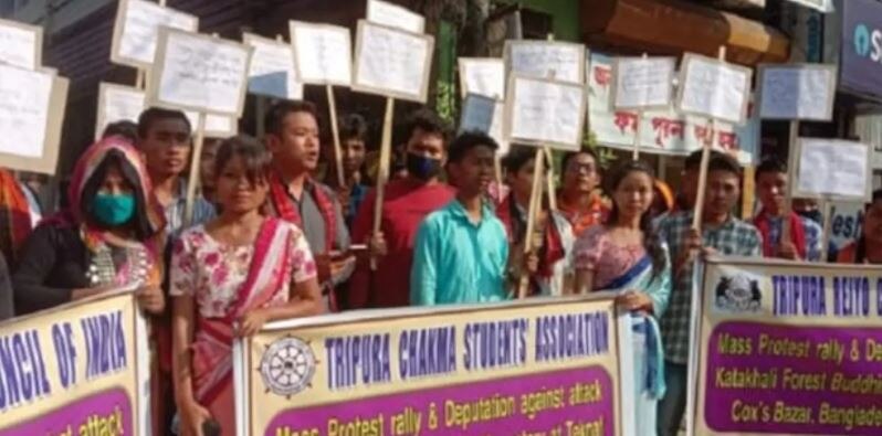 बांग्लादेश में बौद्ध मठ हमले पर भड़के त्रिपुरा के आदिवासी संगठन, जताया विरोध