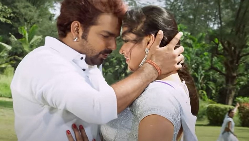 Pawan Singh Kajal Raghwani Romantic Bhojpuri Song Video Viral Pawan