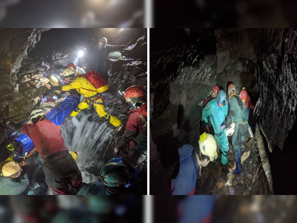 फोटो: (South & Mid Wales Cave Rescue Team)