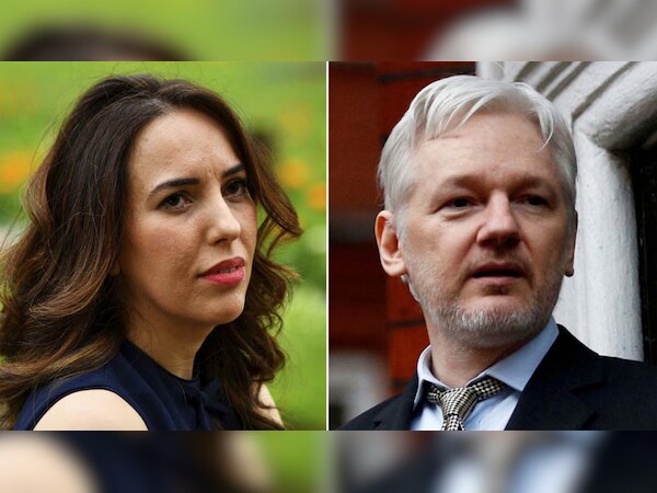 जूलियन असांजे स्टेला मॉरिस के साथ 