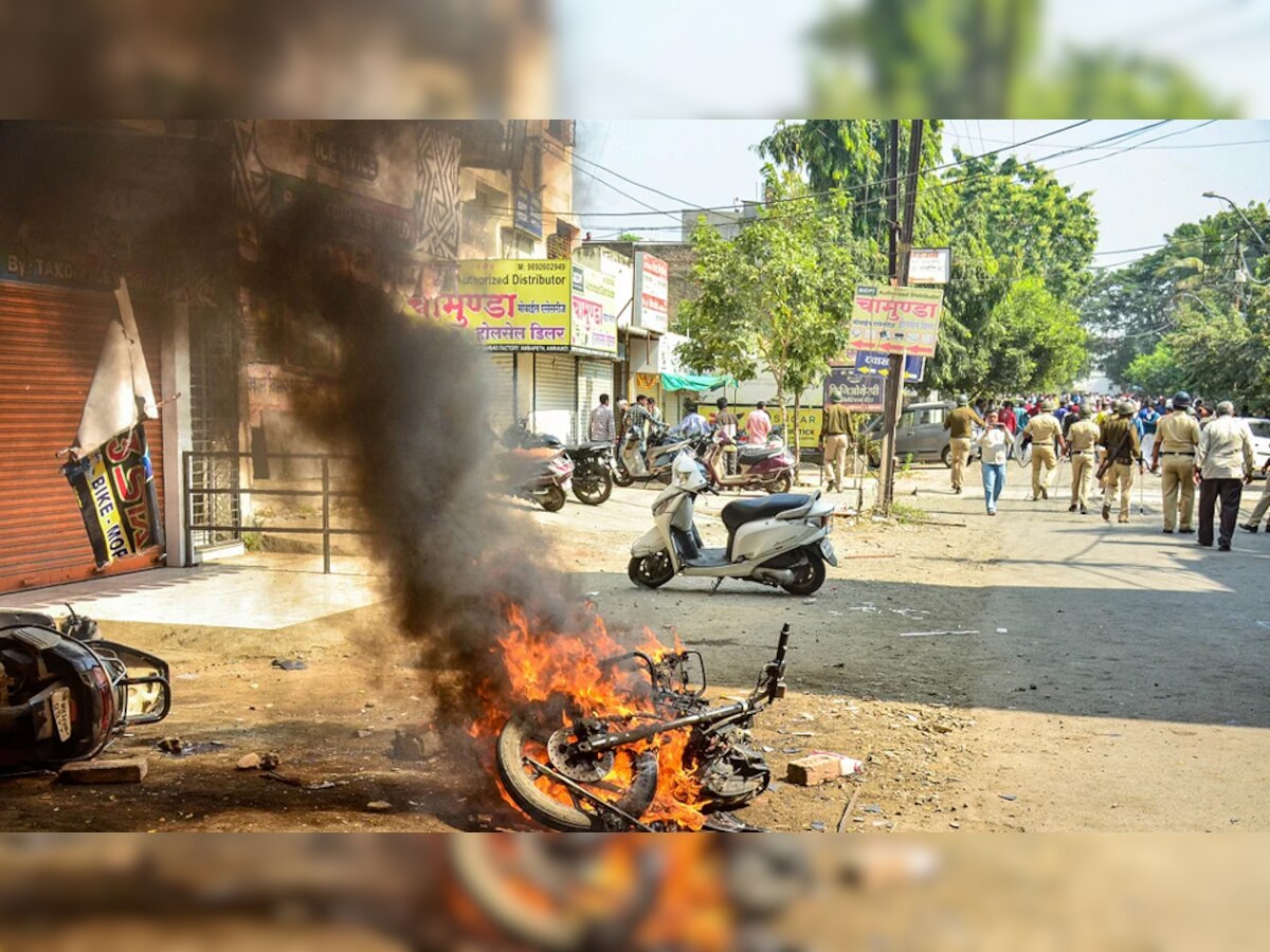 अमरावती हिंसा | फोटो साभार- पीटीआई.