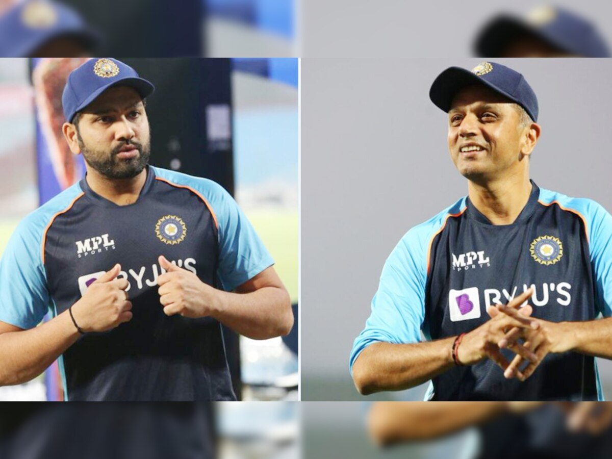 Rohit Sharma and Rahul Dravid