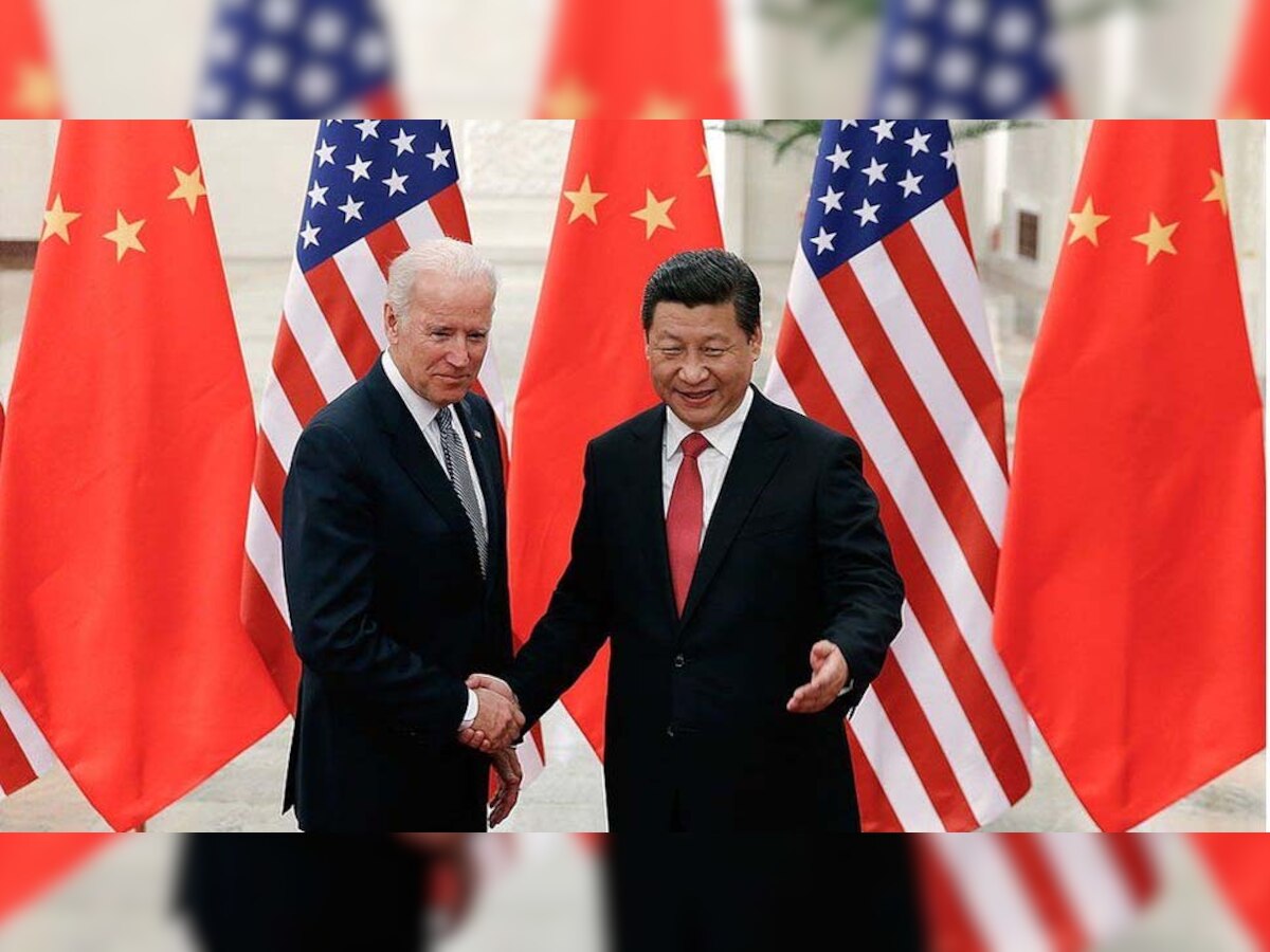 चीनी राष्ट्रपति शी चिनफिंग (दाएं) और अमेरिकी राष्ट्रपति जो बाइडन (बाएं)