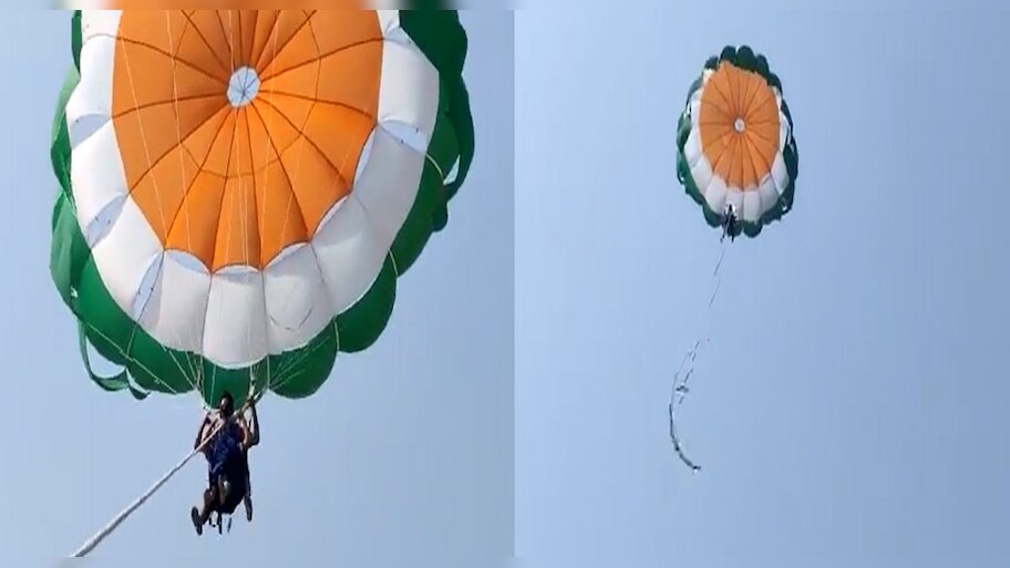 एडवेंचर का मज़ा ले रहा था कपल अचानक हुआ बड़ा हादसा; वीडियो देख रुक जाएगी सांसे