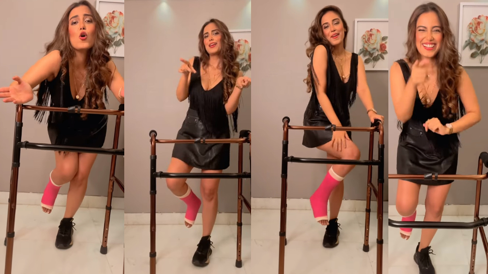 Srishty Rode Dances With Broken Leg, Video Gone Viral | पैर पर चढ़ा ...