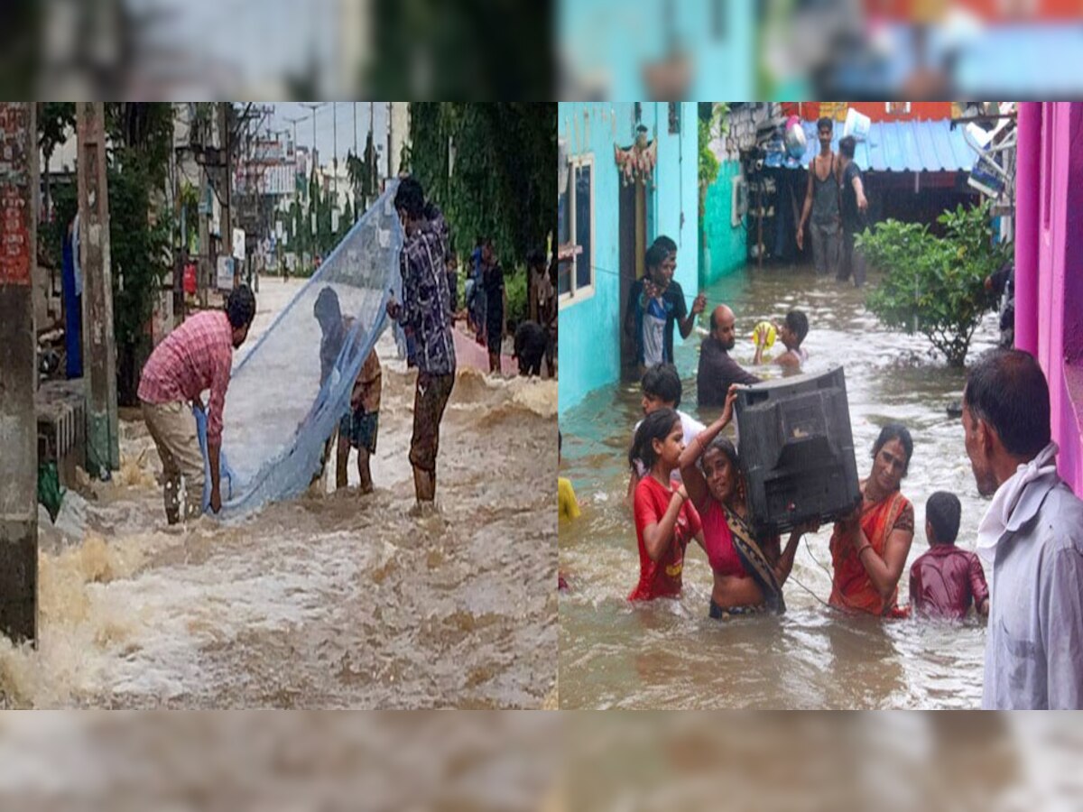 Flodd situation andhra pradesh, ysr chief and cm jagan mohan reddy took ...