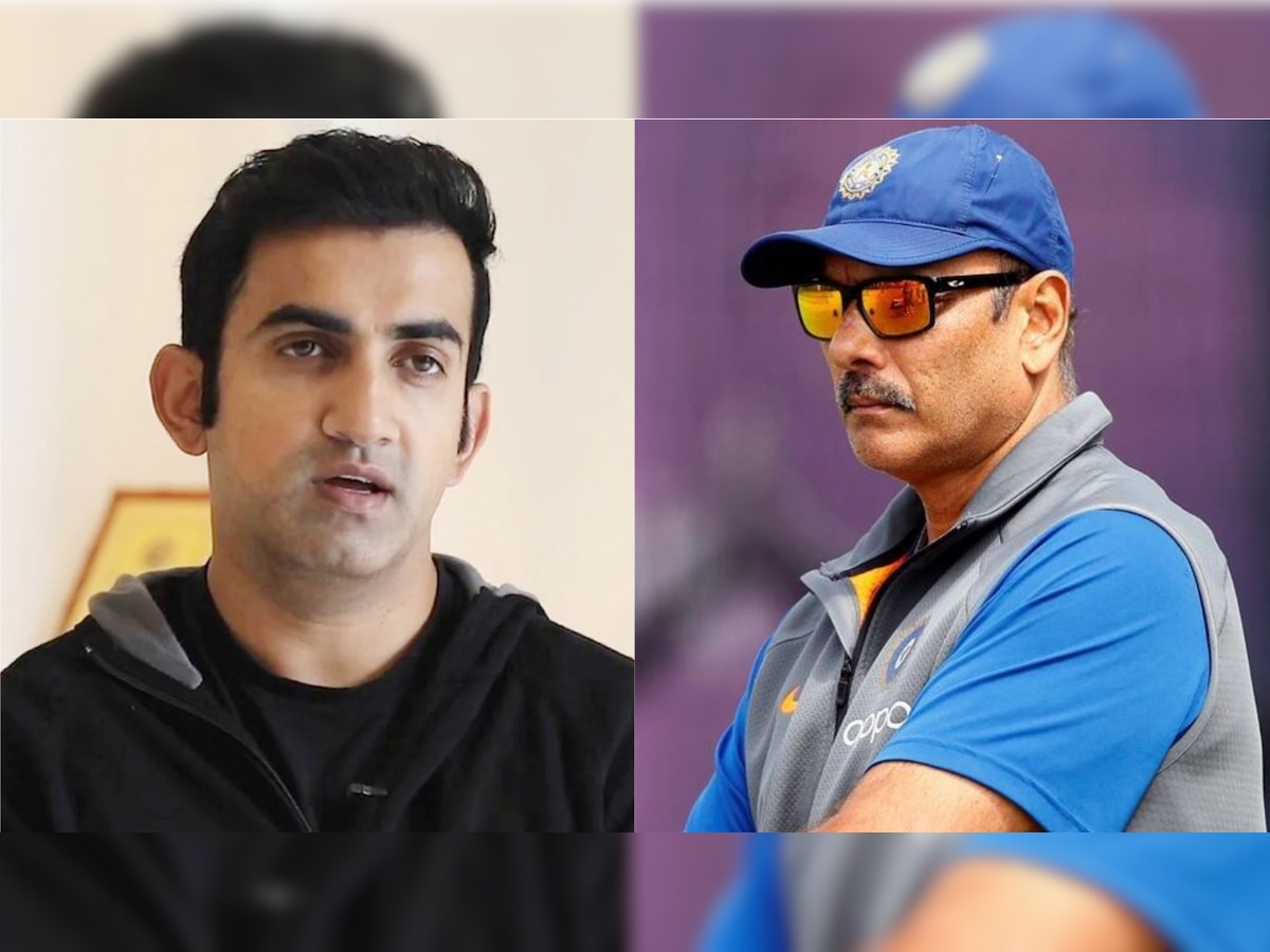 Gautam Gambhir and Ravi Shastri