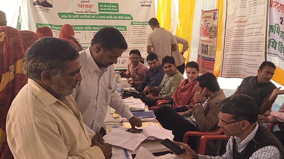 administration with villages Camp in Dhod leases were distributed