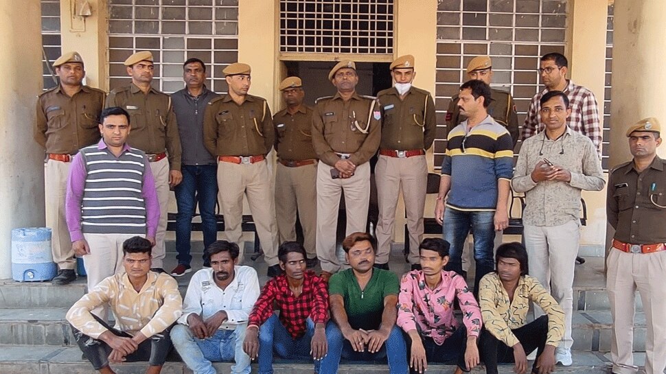 Jhalawar: 5 लाख फिरौती की मांग को लेकर फायरिंग मामले में पांच आरोपी गिरफ्तार
