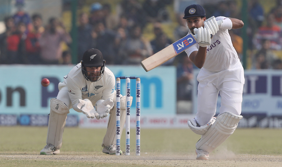 Ind Vs NZ Test: अय्यर के बल्ले ने उगली आग, ऐसा करने वाले बने पहले भारतीय बल्लेबाज Ind Vs NZ Test: अय्यर के बल्ले ने उगली आग, ऐसा करने वाले बने पहले भारतीय बल्लेबाज