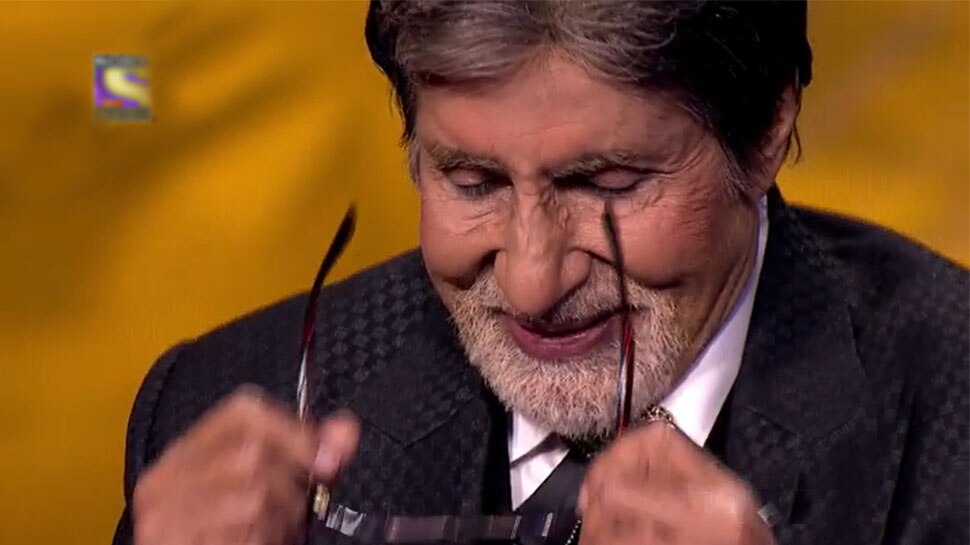KBC के सेट पर ऐसा क्या हुआ कि भर आईं अमिताभ बच्चन की आंखें, कही ये बात
