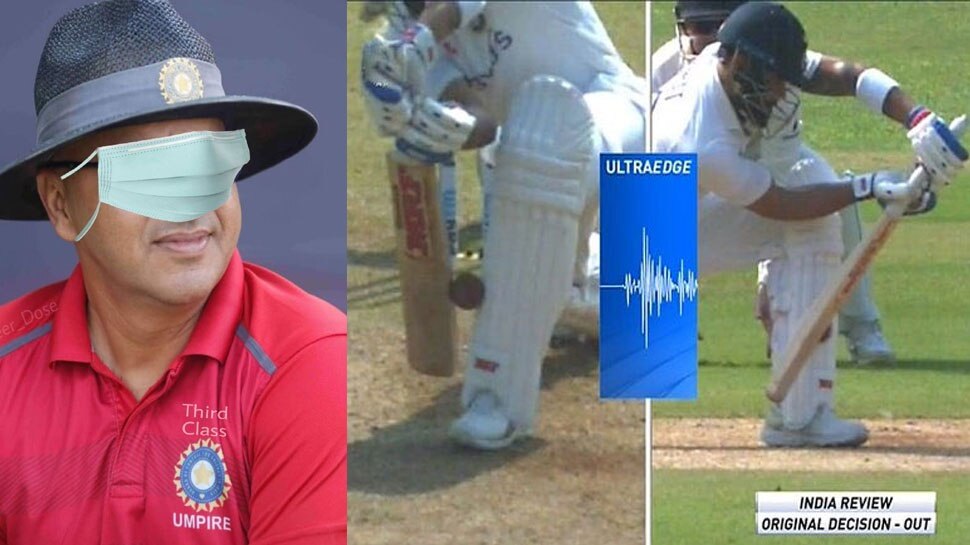 IND vs NZ: विराट कोहली के साथ हुई नाइंसाफी! अंपायर के खराब निर्णय का शिकार हुए कप्तान, मचा बड़ा बवाल