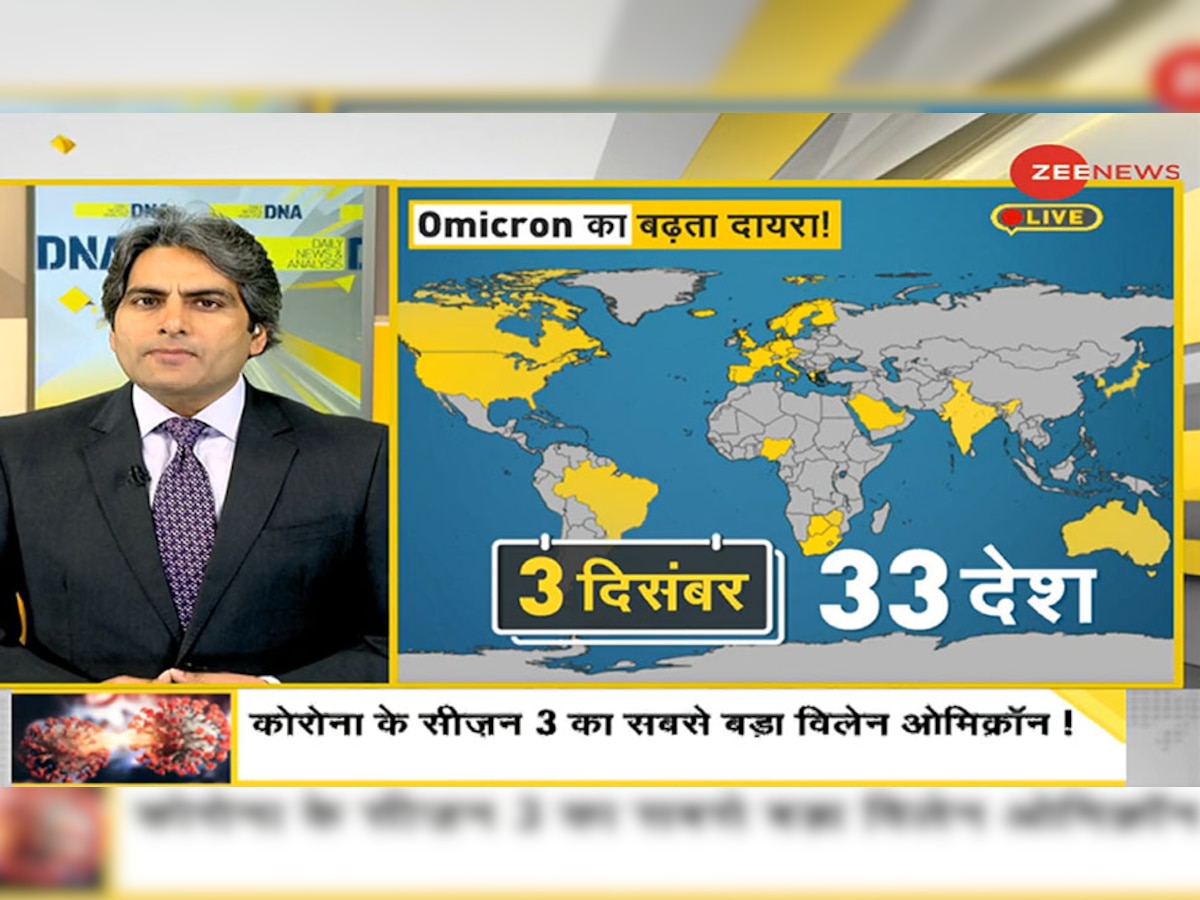 कोरोना के सीजन-3 का सबसे बड़ा विलेन 'ओमिक्रॉन', 9 दिन में 33 देशों तक हुई घुसपैठ