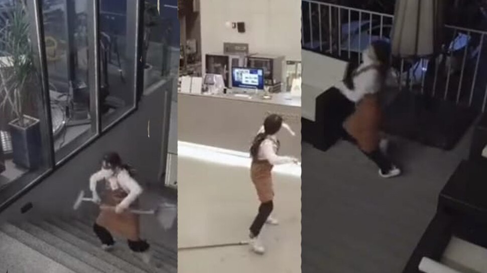 ऑफिस खाली था तो अकेले में ऐसी हरकतें करने लगी लड़की, CCTV फुटेज देख दंग रह गए लोग